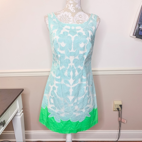 Lilly Pulitzer Dresses & Skirts - Blue & green Lilly Pulitzer dress